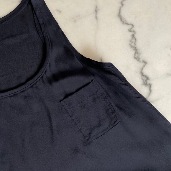 Club Monaco Silk Navy Tank - Picture 6 of 14